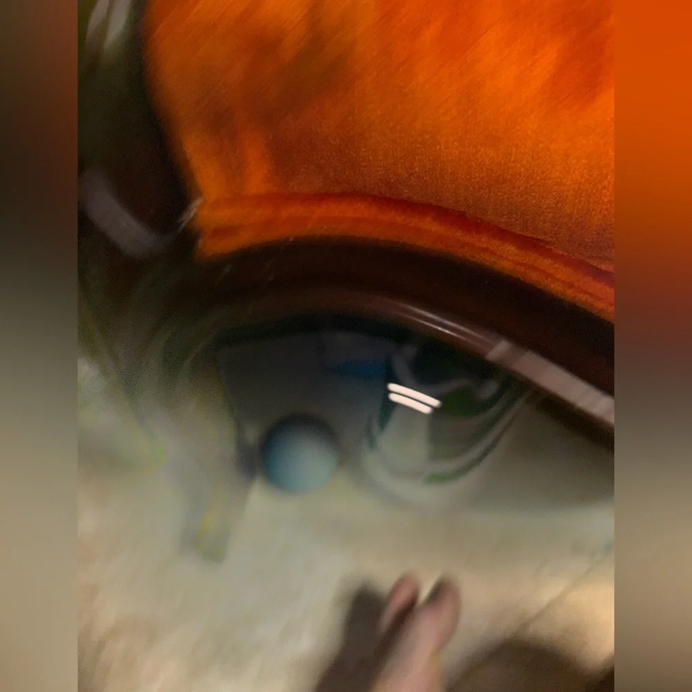 Glenda Gies Vintage Green Black Lime  Hand Bag Gold hardware & leather strap - Picture 14 of 14